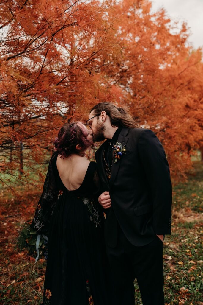 fall portraits for newlyweds in butler PA